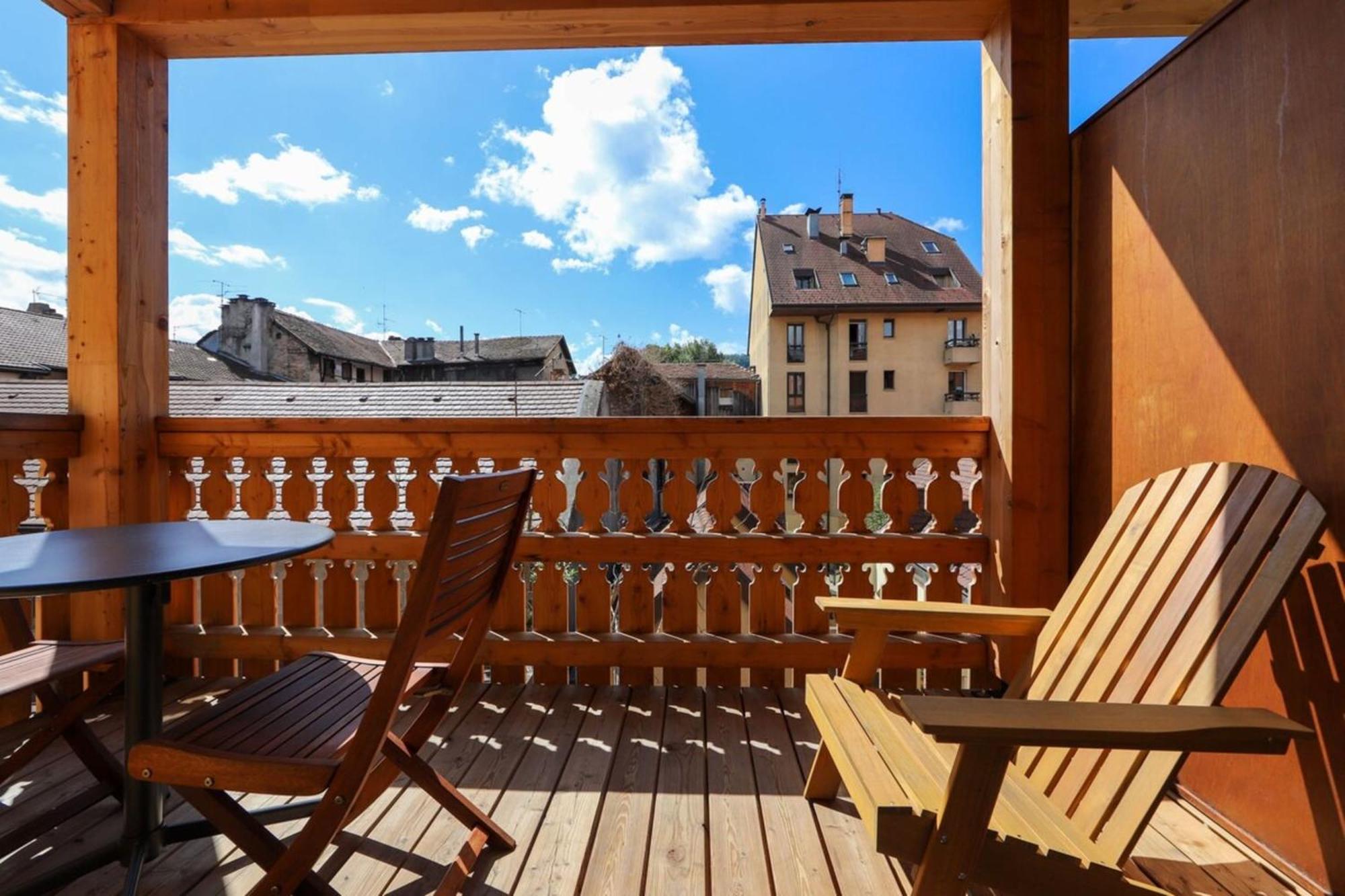 A L'Aventure ! Joli T2 Avec Balcon Centre Ville Annecy Exteriör bild